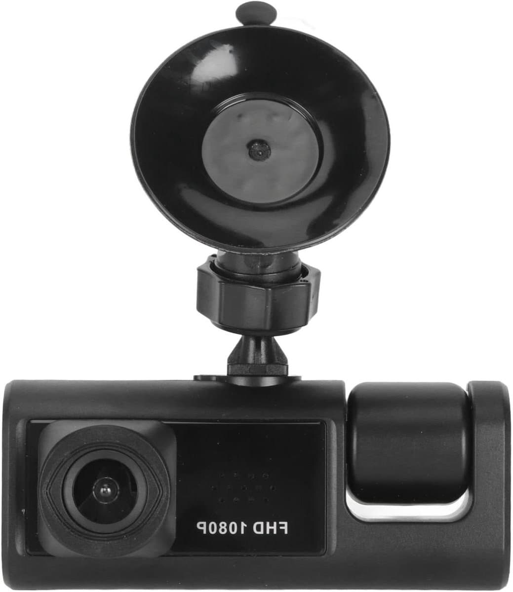 Auto Camera - Rijrecorder - Veiliger Rijden - 3-kanaals HD - 2 inch scherm - Zwart — afbeelding 1