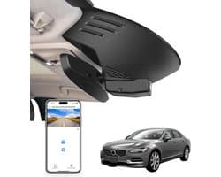 4K UHD 2160P Dashcam Auto, Geïntegreerde OEM-Look, Speciaal voor Volvo S90 en V90 Cross Country en V90 2017 2018 2019 2020 2021 (Model A), Loop-opname, G-sensor, WiFi & App, 64 GB kaart