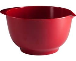 Mengkom - Beslagkom Keuken - Bakken en Mixen - Antislip Bodem - 3 Liter - Rood