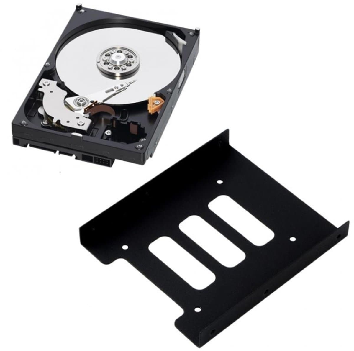 2.5 tot 3.5 inch Metal Mount Adapter HDD SSD Hard Drive Bracket — afbeelding 1