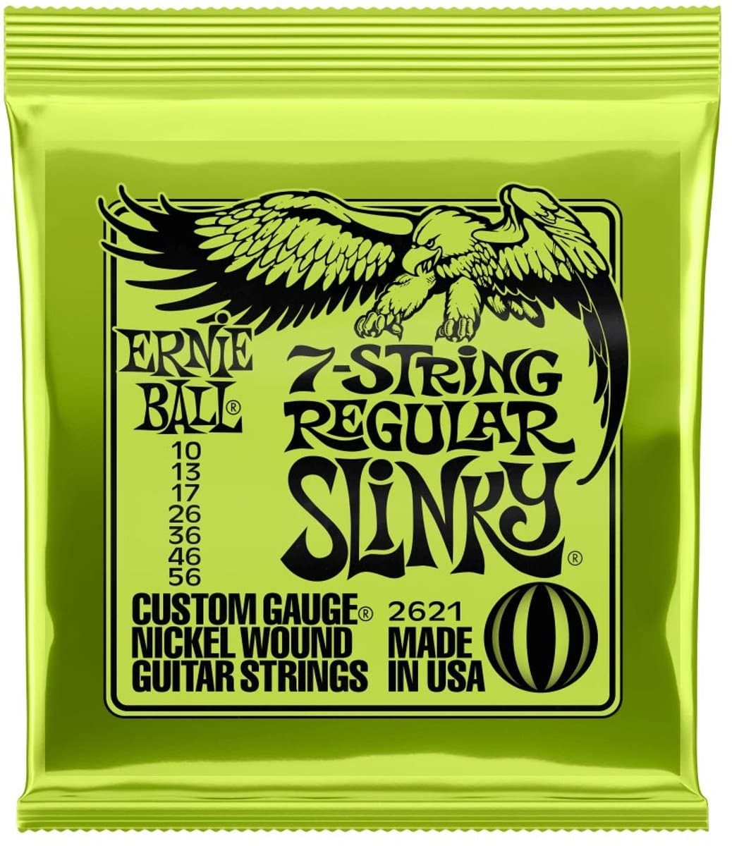 Sets / Regular slinky/ERNIE BALL/ELECTRIC STRINGS/Regular slinky/ 7sn !10-13-17-26-36-46- — afbeelding 1