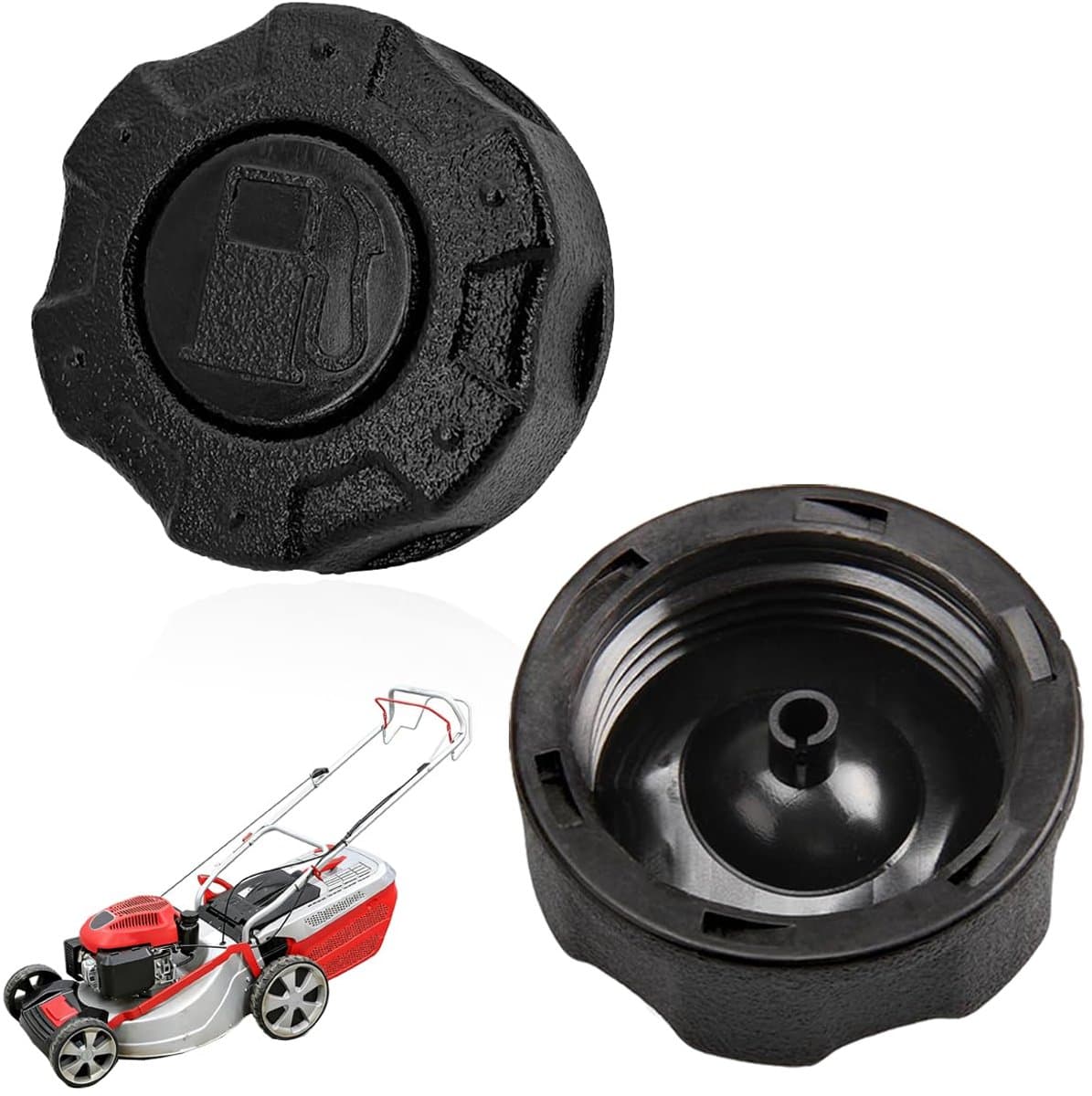 2 stuks tankdop grasmaaier compatibel met Al-Ko Pro 140/160 /QSS OHV, Loncin, Stiga grasmaaier tanksteunen, deksel voor benzinegrasmaaier, reserveonderdelen — afbeelding 1
