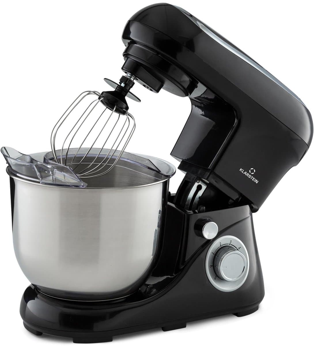 SnelShoppen - Keukenmachine Mixer 1300W - 6 Vermogensstanden - Pulsefunctie - Planetair Mengsysteem - RVS Kom 5L - 3-Delig Accessoires - Kneed- en Men — afbeelding 1