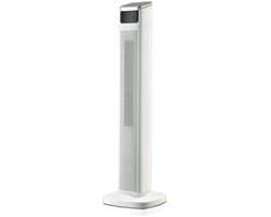 Torenventilator - Silent Design - 45W En 39dB - 109cm - Staande Ventilator met Afstandsbediening - Timer - 3 snelheidsstanden - Tower Fan - Wit