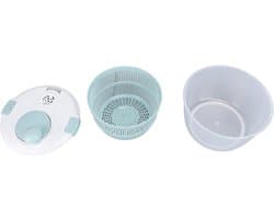 Salade Spinner - Groente Droger - Snel Salade Maken - Multifunctioneel Vergiet - 5 Liter - Blauw
