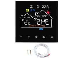 Slimme Thermostaat - Verwarming Controller - Temperatuur Regelen - App Bediening - 16A - Wit