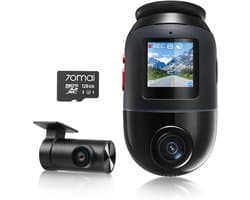 Dashcam voor auto - Zwart - Dual Channel 4K + 1080p - Met HDR Nachtzicht en 4G Connectiviteit - Voor Veilig Rijden en Parkeren
