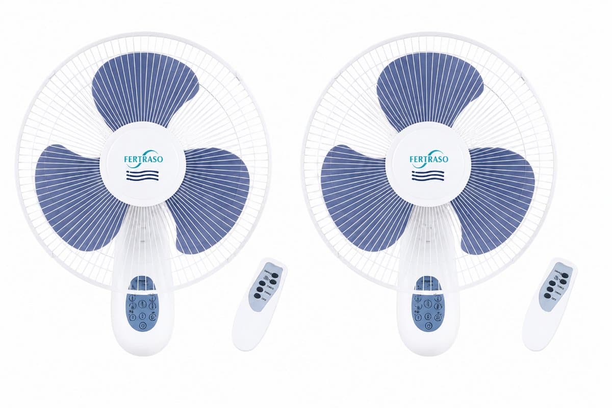 Fertraso Wandventilator 2 stuks ø 40 cm incl. 2 afstandsbediening — afbeelding 1