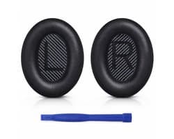Set Oorkussens voor Bose Koptelefoon met installatie gereedschap - Voor QuietComfort 35 - Voor QC35II/QC35/QC25/QC15/QC2 - Voor Soundlink Around - Voor Ear II AE2
