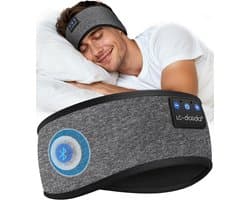 Bluetooth Hoofdband met Koptelefoon - Draadloze Sport Hoofdband - Slaap Koptelefoon - Zachte Muziek Hoofdband - Ultra Dunne Stereo Speakers - Bluetooth 5.2 - Voor Sport Yoga Reizen en Zijslapers
