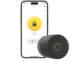 - Linus Smart Lock L2 Lite - Zwart - 05/109100/MB - Sleutelloze toegang - Eenvoudige installatie - Matter compatibel | Digitale sleutels - Activiteit in realtime - Yale Home app