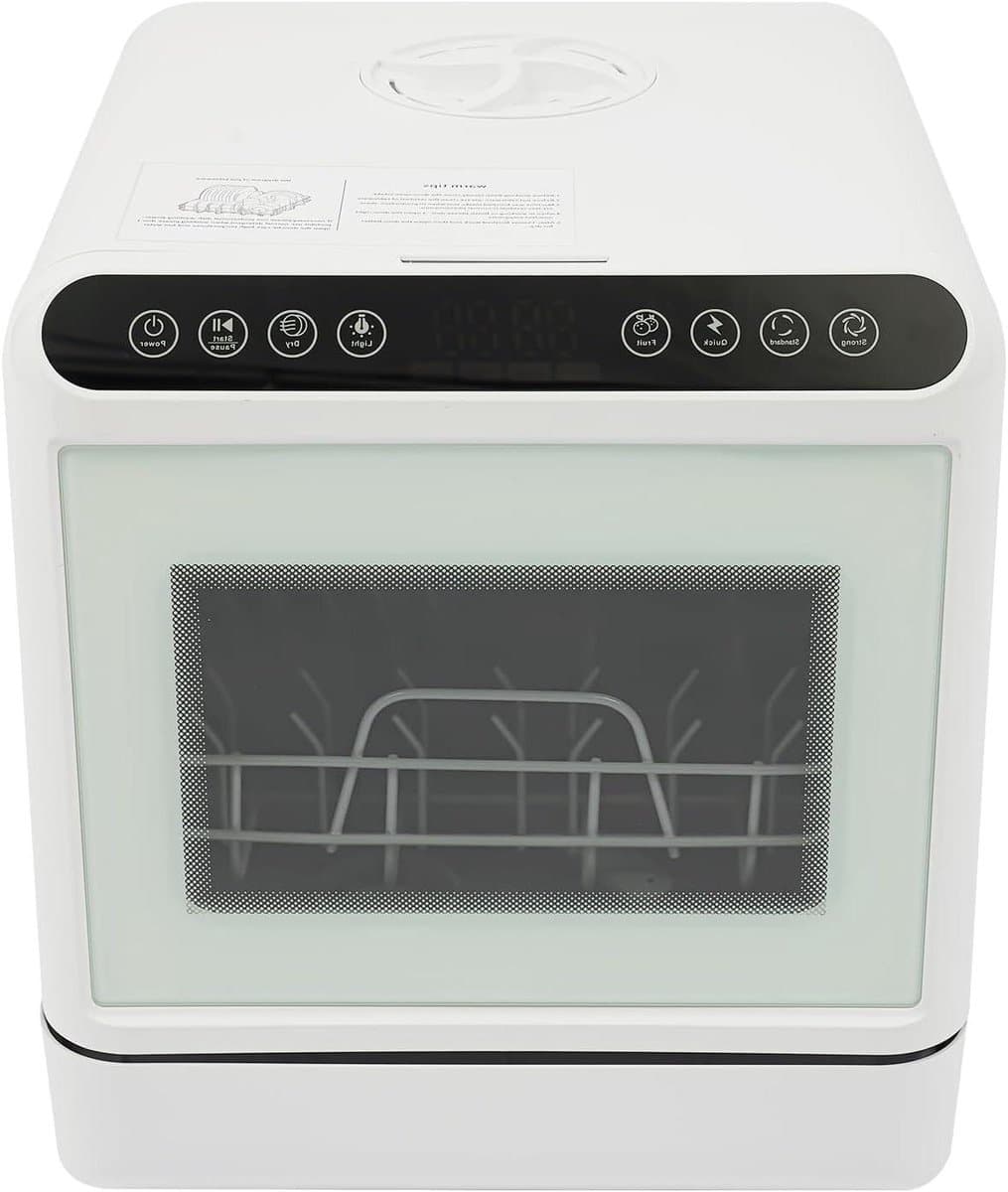 Compacte Vaatwasser - Tafelmodel Vaatwasser Mini - Keuken Reinigen - Zonder Wateraansluiting - 41 x 46 x 46 cm - Wit — afbeelding 1