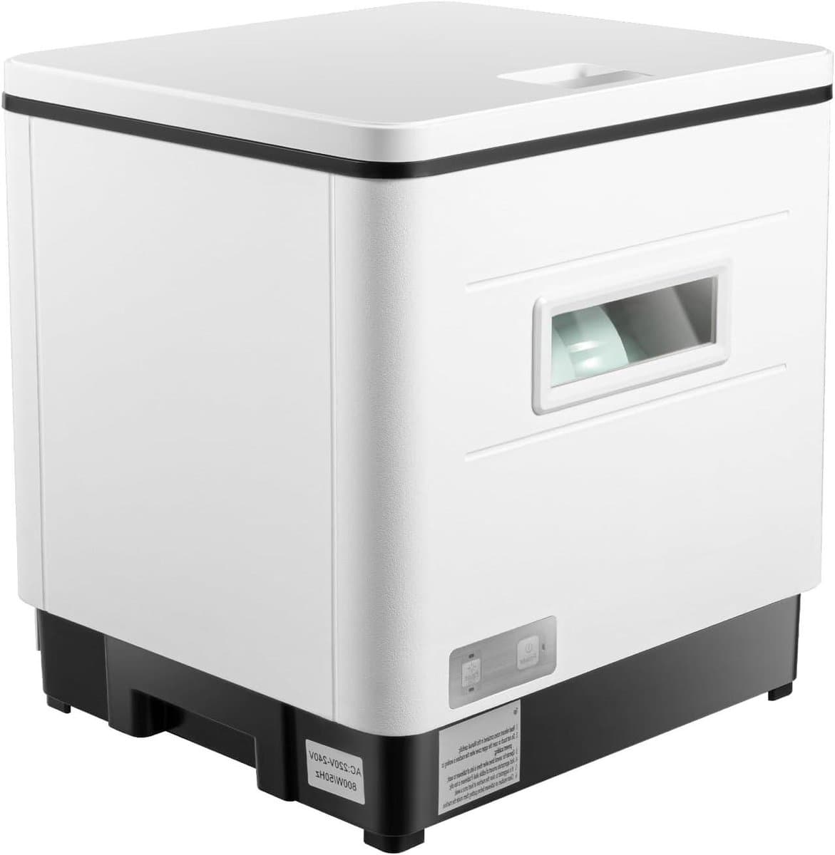 Tafelvaatwasser - Compacte vaatwasser - Keuken Gemak - Stil Werking - 6 Sets Capaciteit - Wit — afbeelding 1