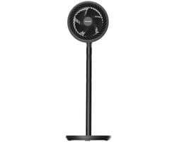 Vloerventilator met luchtcirculatie, 5-blads, 75° kantelbaar en 90° oscillerend.