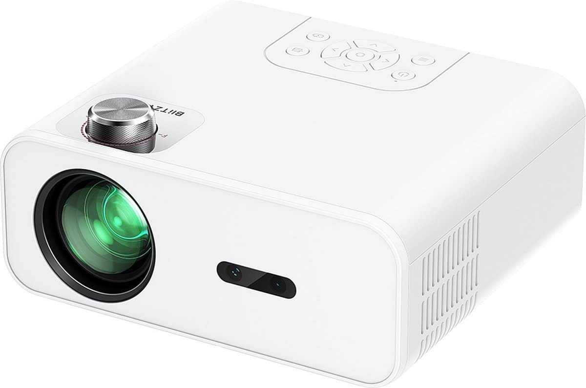 LED Projector Automatische scherpstelling 1080P Resolutie 9000 Lumen 6D-Keystone Correctie Ondersteuning zijwaartse projectie Bluetooth Beamer — afbeelding 1