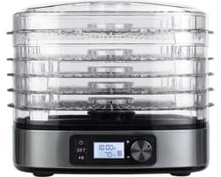 MPM Voedseldroger 5 Niveaus met Temperatuurregeling - LCD-Display met Timer - 380W
