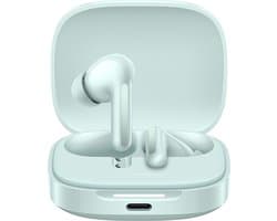Redmi Buds 6 - Draadloze Oordopjes - Active Noise Cancelling - Bluetooth 5.3 - Tot 38 Uur Batterij met Oplaadcase - IP54 Waterbestendig - Touch Bediening - Ingebouwde Microfoon - Kleur Coral Groen