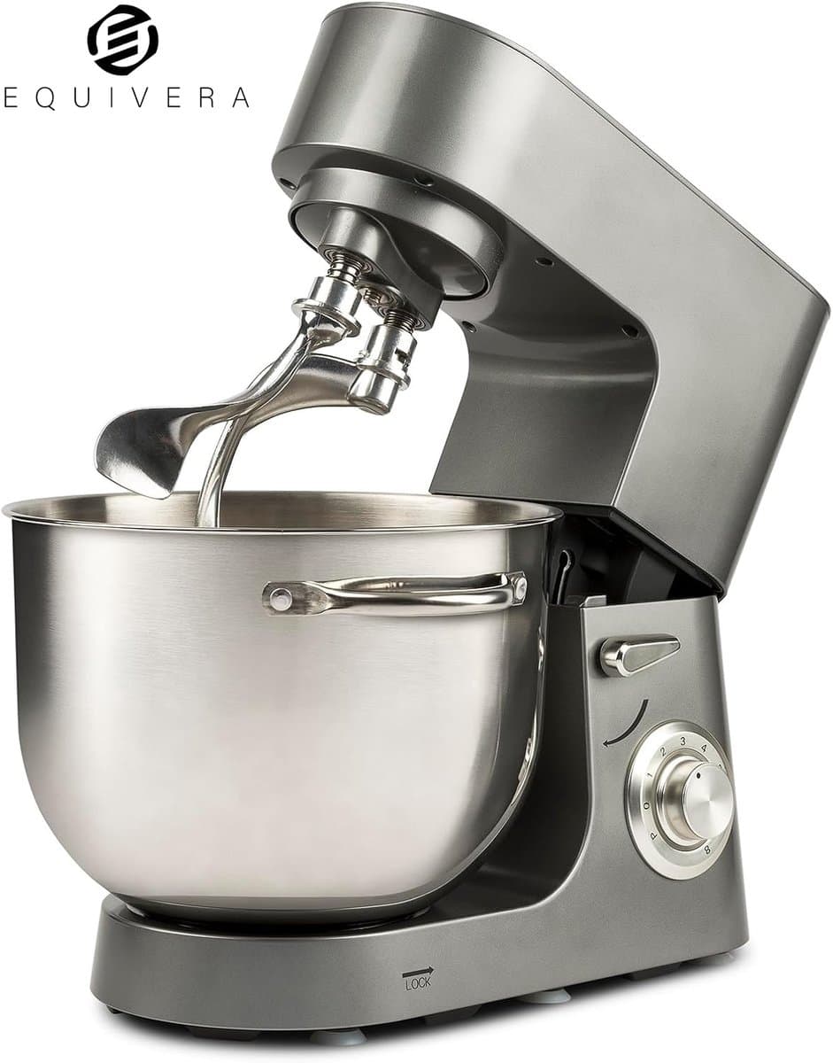 Equivera Deegmachine - Kneedmachine - Deegmixer - Keukenmixer - Keukenmachine — afbeelding 1