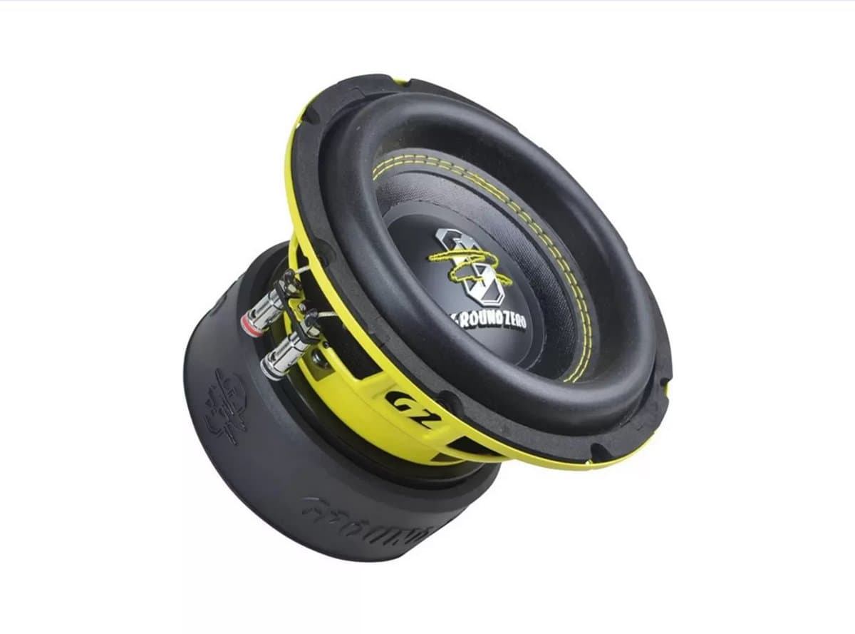 Ground Zero GZRW 8XSPL – 8 inch SPL Subwoofer – 1000W Max – 500W RMS – 2x2 Ohm – SPL Subwoofer met Versterkte Papierconus — afbeelding 1