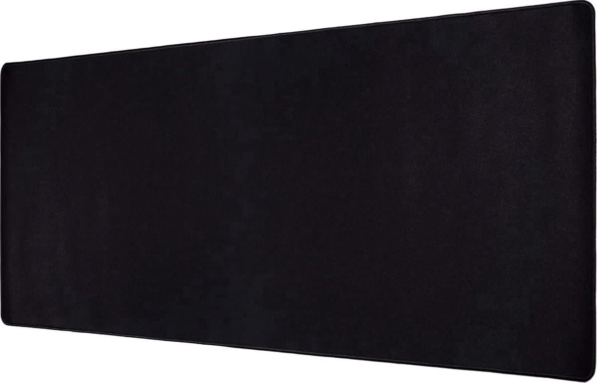 Bureau onderlegger - Muismat XXL - Gaming Muismat - Zwart - 90x45 cm — afbeelding 1
