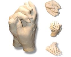 Handenbeeld | Handafdruk | Gipsafdruk | GipsHanden | Hand | 3D | Compleet Pakket bestaat uit 300 gram Casting Mix Poeder & 750 gram Gips | Bodycasting | Extensso® | Gipsafdruk | Alginaat | Een herinnering | Hobby Pakket | Bodycasting | Handbeeld