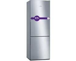 Bosch KGE49AICA - Serie 6 - Koelkast - Koel-vriescombinatie - Extra breed - RVS - Energielabel C - Houd je versproducten langer vers met VitaFresh - Big Box in de vriesruimte