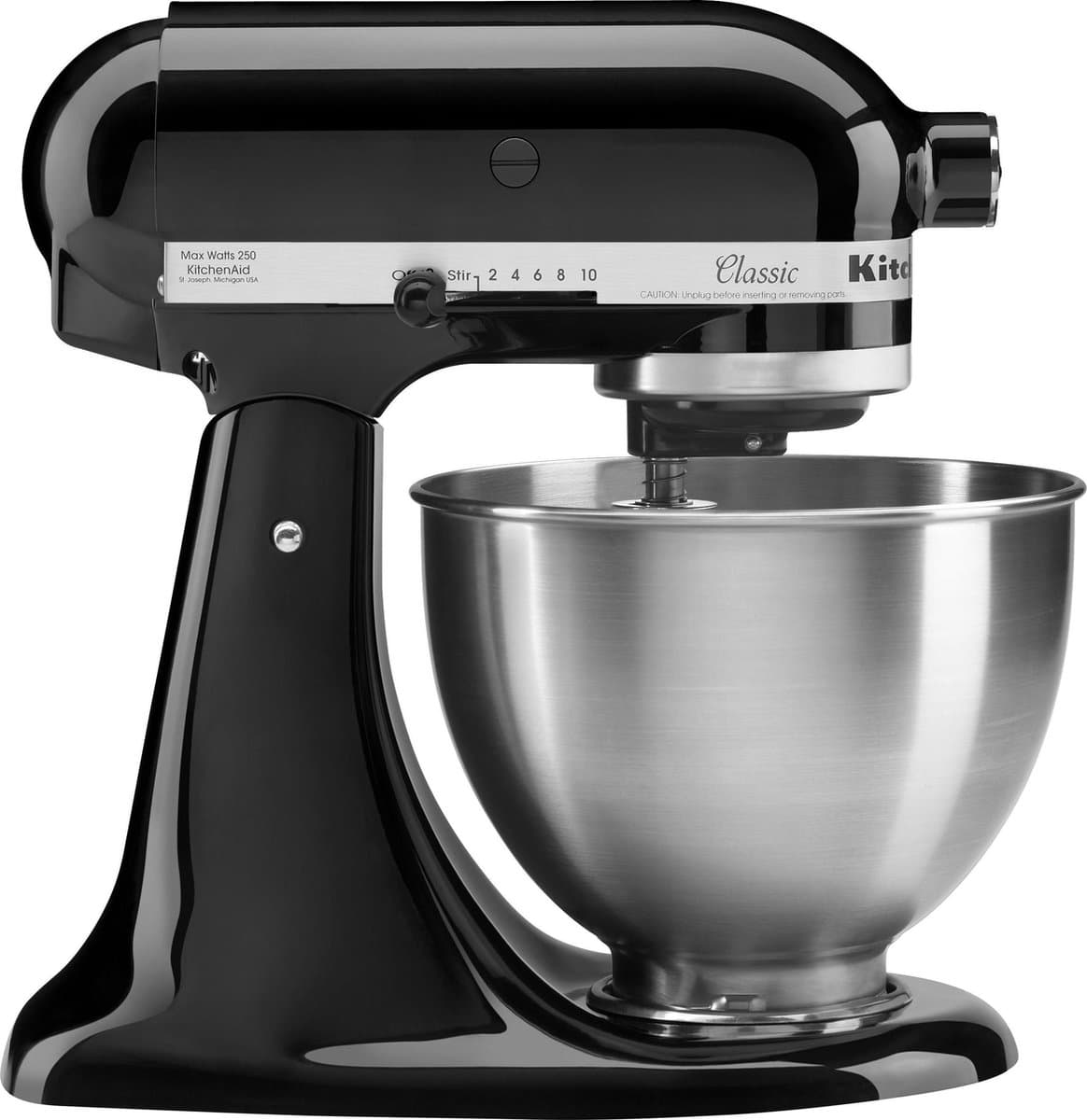 KitchenAid 5K45SSEOB Classic - Keukenmachine - Zwart — afbeelding 1