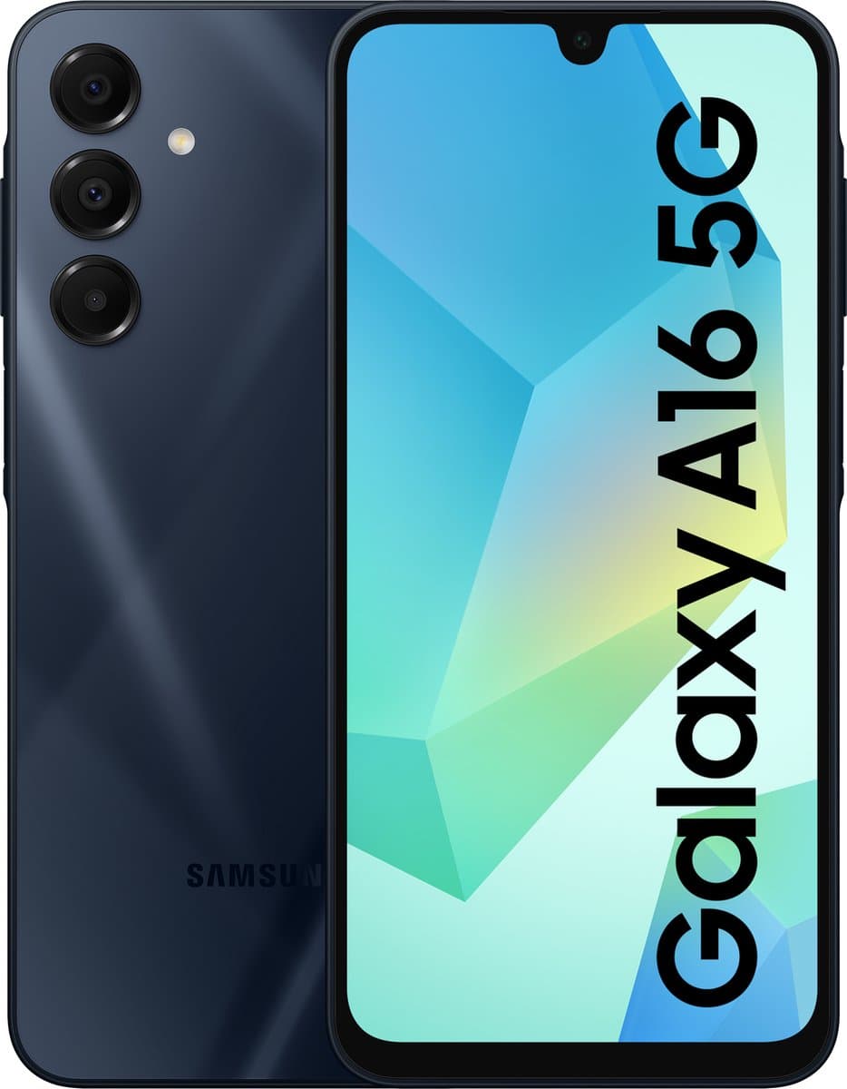 Samsung Galaxy A16 5G - 128GB - Blauw Zwart — afbeelding 1