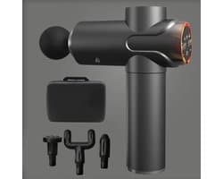 Massage Gun 99 standen, Draadloos deep tissue massagepistool, professioneel fitness-spiermassageapparaat met hulpstukken, voor nek, arm, taille, dij en volledige lichaamsverlichting