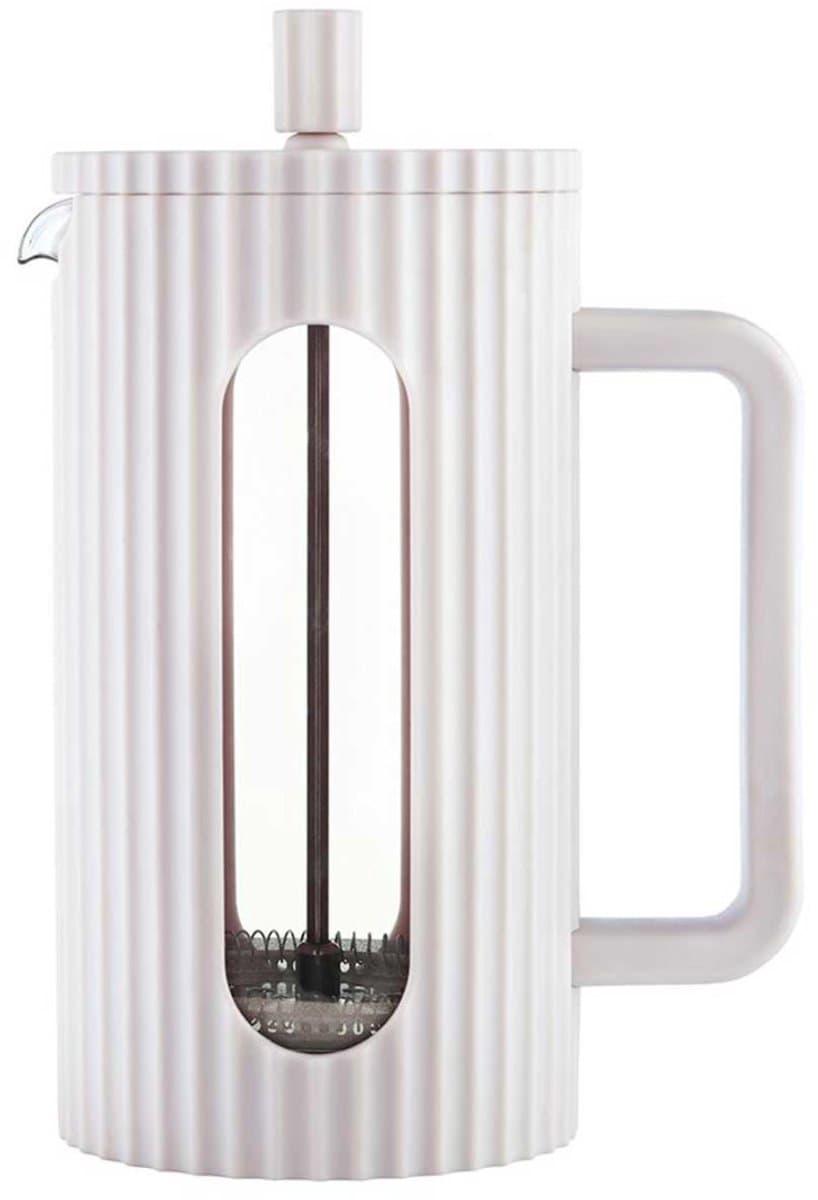 ZUIGER KOFFIE-/THEEZETAPPARAAT 1000 ml KLAUSBERG KB-7753 WIT — afbeelding 1