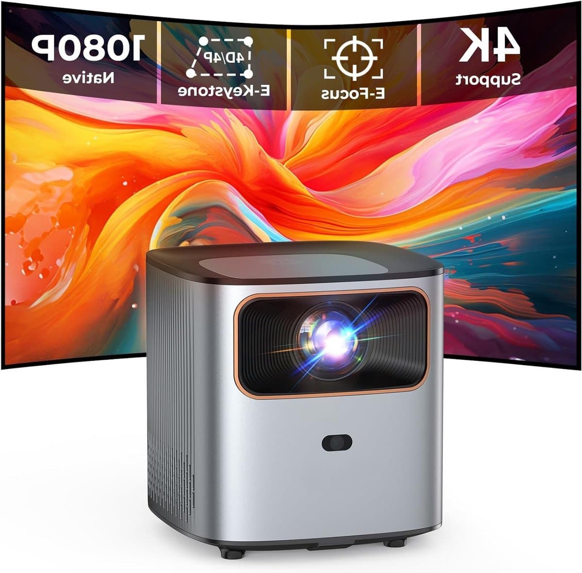 Mini Beamer - Projector met Wifi - Bluetooth — afbeelding 1