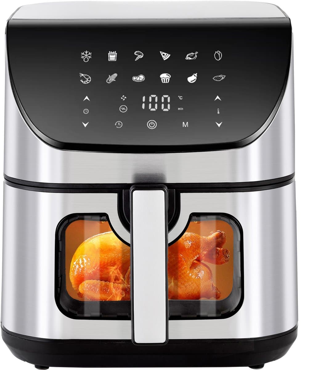 Digitale Airfryer XXL Hetelucht friteuse Sinaopus 8001-8L Grote Capaciteit voor 5 Personen-Snelle Opwarming-12 Voorgeprogrammeerde Functies-eenvoudig te reinigen-LED display — afbeelding 1