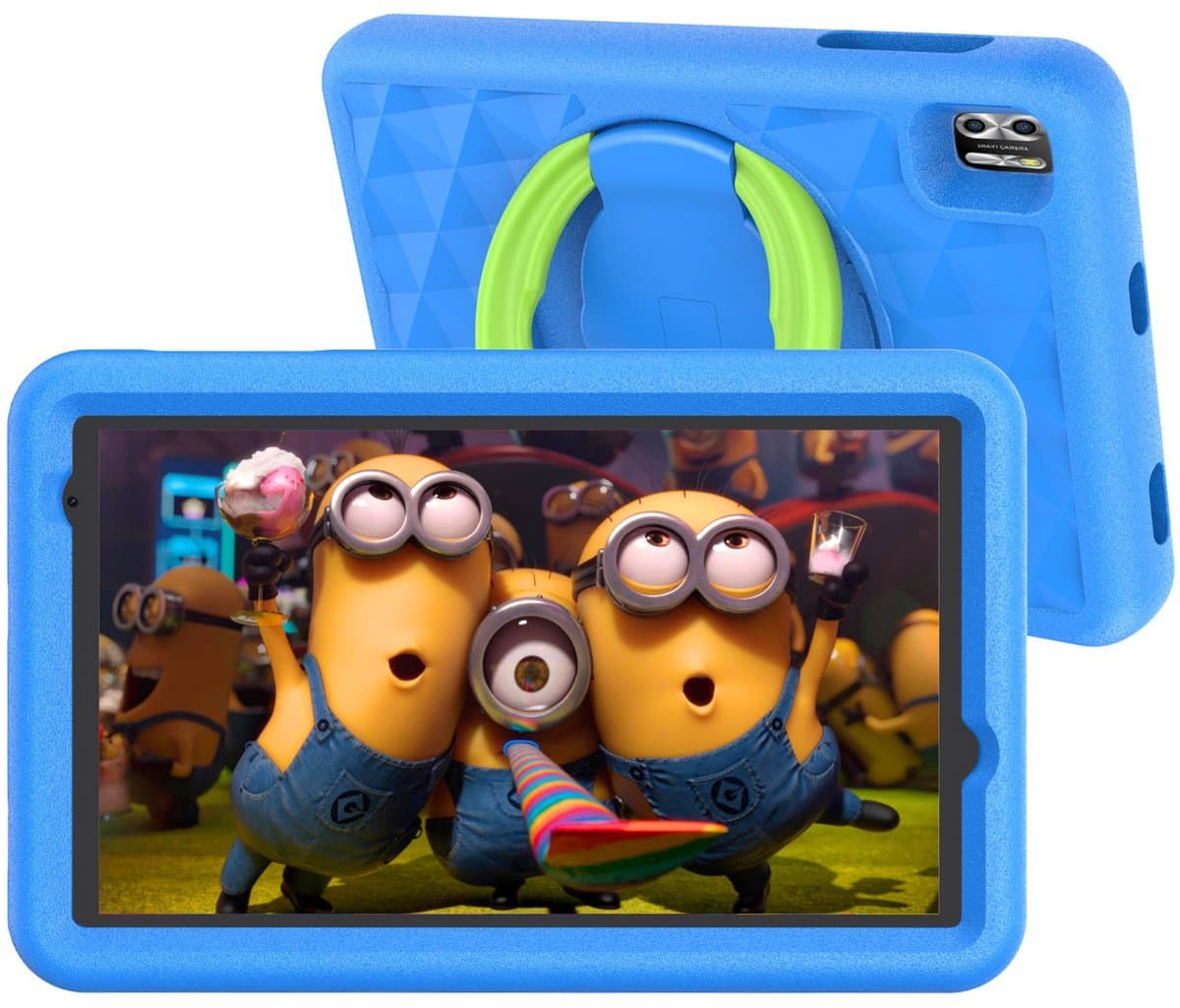 Naevy Kindertablet 8 inch - Vanaf 3 Jaar - 4+4GB RAM - 64GB geheugen - 5000mAh batterij - Ouderlijk Toezicht - Incl. Blauwe Beschermhoes — afbeelding 1