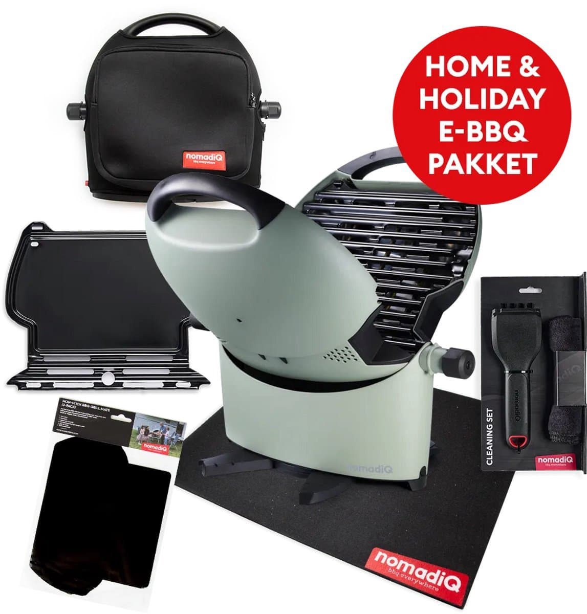NomadiQ Pakket - HOME & HOLIDAY E-BBQ — afbeelding 1