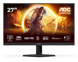 AOC G4 Q27G4ZR - QHD Gaming Monitor - 27 inch - 240Hz - 260hz OC - 27 inch