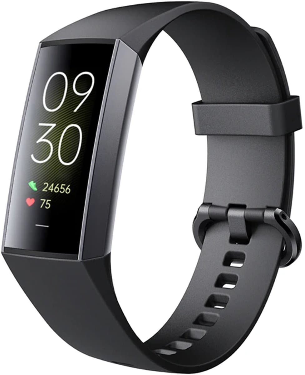 Otiume Stappenteller - Fitness Tracker - Smartwatch Horloge voor Dames en Heren - Zwart — afbeelding 1