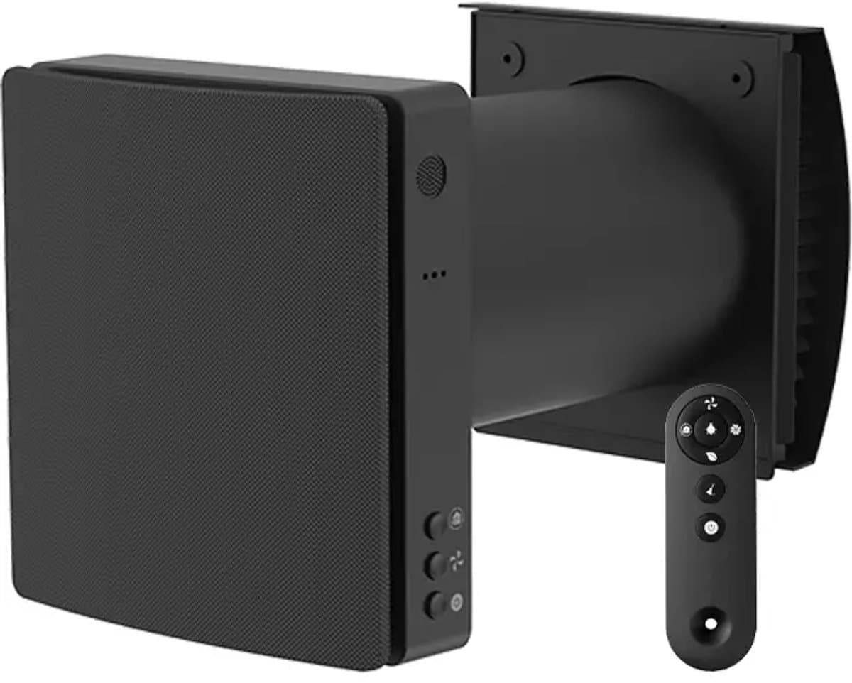Econox Eco Pair Plus decentrale WTW unit SG-ERV-150 zwart — afbeelding 1