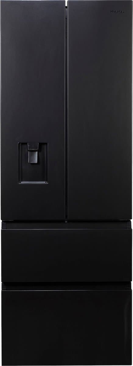 Hisense | RF632N4WFE | Amerikaanse koelkast | Zwart | 70 cm breed — afbeelding 1
