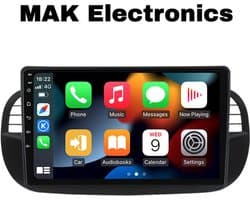 Navigatie Systeem | Apple CarPlay | Geschikt voor Fiat 500