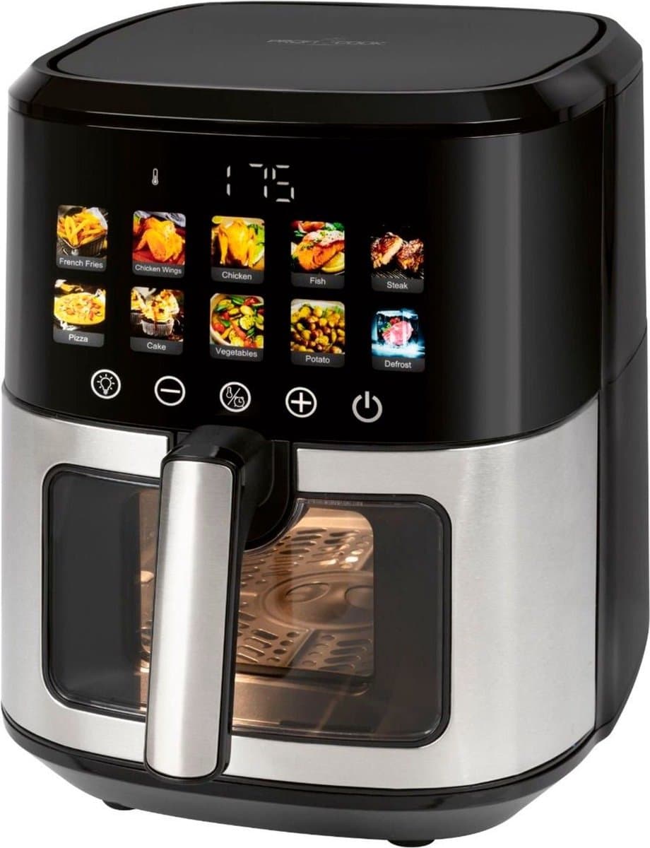 ProfiCook PC-FR 1286 H - Airfryer - 6,5 L capaciteit - 1700 W vermogen - Kijkvenster met LED-display — afbeelding 1