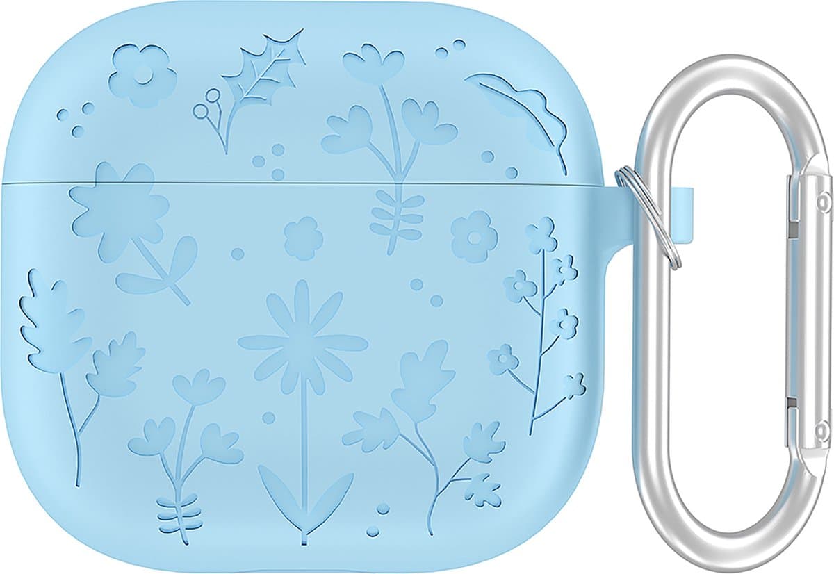 YONO Hoesje geschikt voor Airpods 4 - Case - Special Siliconen - Blauw — afbeelding 1