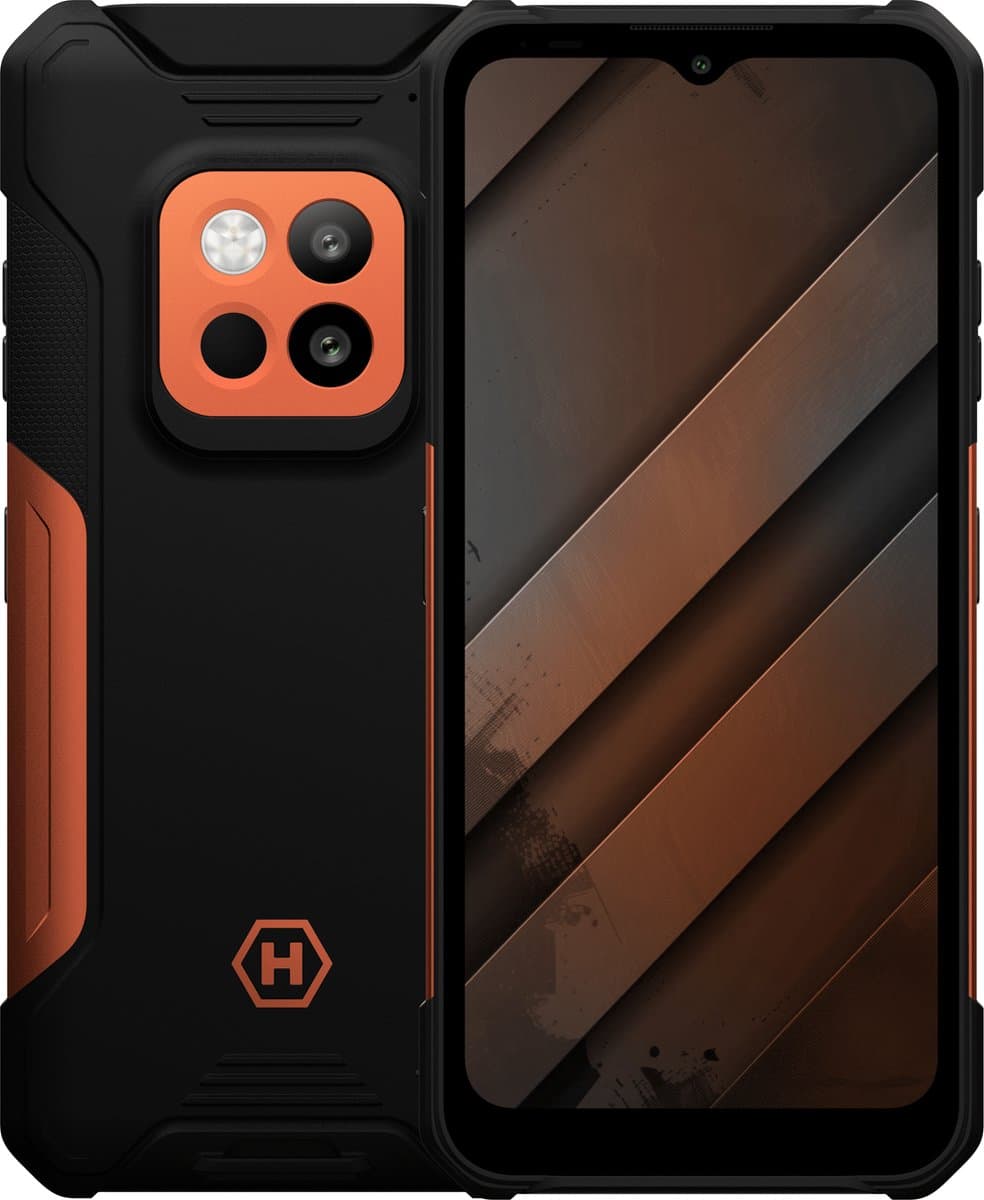 HAMMER Construction 2 Thermal 5G 6,58" Rugged Smartphone 8GB - 256 GB Zwart — afbeelding 1