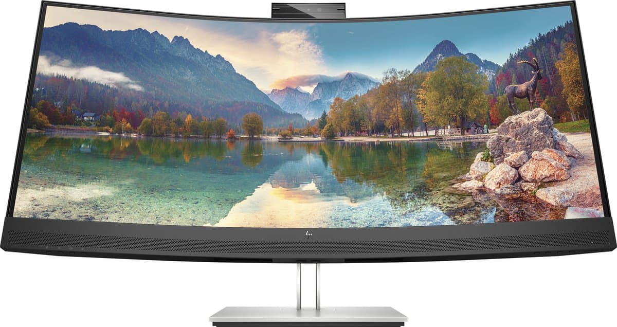 HP E34m G4 – 34 inch Ultrawide Curved Monitor – WQHD – USB-C – 75Hz — afbeelding 1