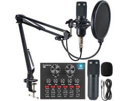 Studio Microfoon - Zwart - Inclusief Accessoires