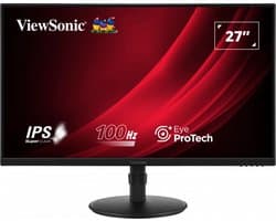 Viewsonic Monitor 27 Inch Led-Scherm Vg2708A Mhd Voor Pc, Laptop, Ps5 En Xbox-Consoles