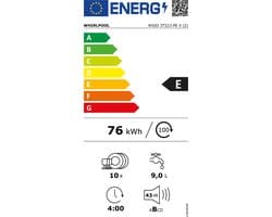 Whirlpool WSIO 3T223 PE X inbouw vaatwasser 45 cm
