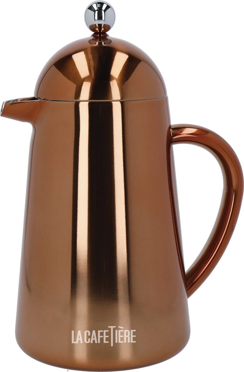 La Cafetière Cafetiere Havana RVS / Copper - Dubbelwandig - 1 Liter / 7 kops — afbeelding 1