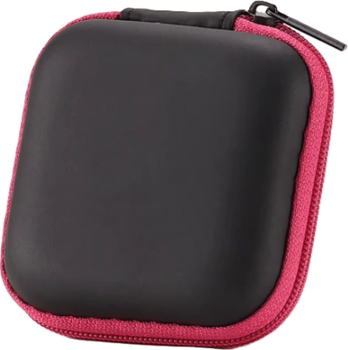 Oortjes Opberg Hoesje | Case | Etui | Organizer | Voor Het Opbergen Van Oordopjes En Laadkabels | Opbergen Van Sleutels | USB | ROZE — afbeelding 1