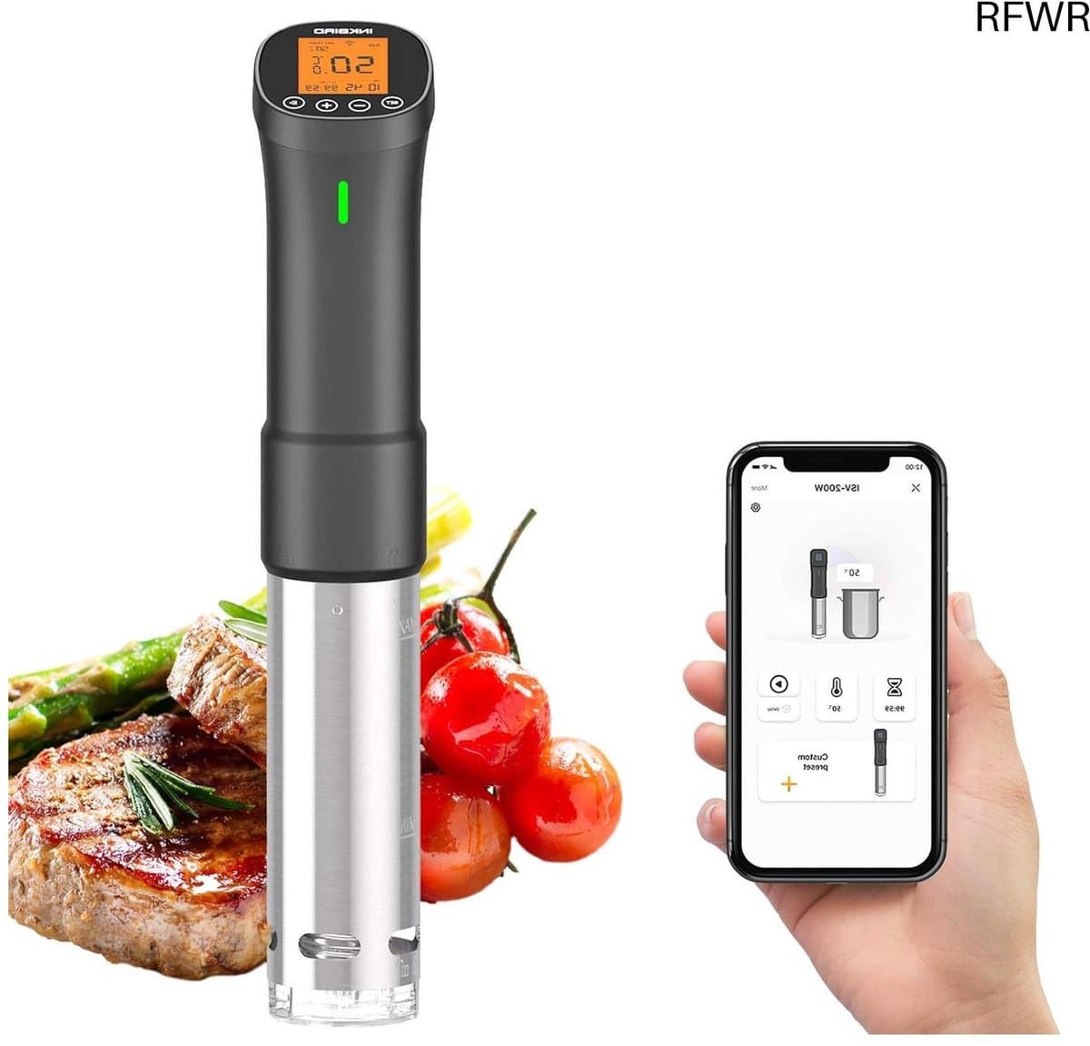 RFWR® Culinaire Sous Vide Koker met WiFi en Precisie Temperatuurregeling - 1000W Dompel Circulator — afbeelding 1