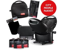 nomadiQ CITY barbecue pakket - de ultieme gas barbecue incl. accessoires voor stadsmensen